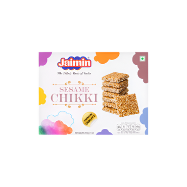 Jaimin Sesame Chikki 200g – Traditional Indian sesame and jaggery sweet in UK